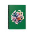 Floral Swirl Spiral Notebook — Ruled Journal for Notes & Sketches