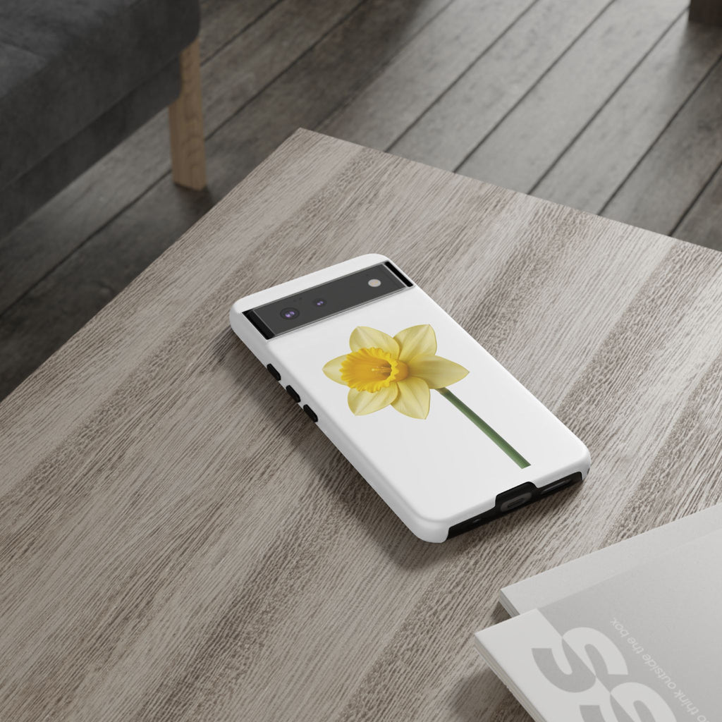 Daffodil Blossom Tough Phone Case — Yellow Spring Floral iPhone Cover