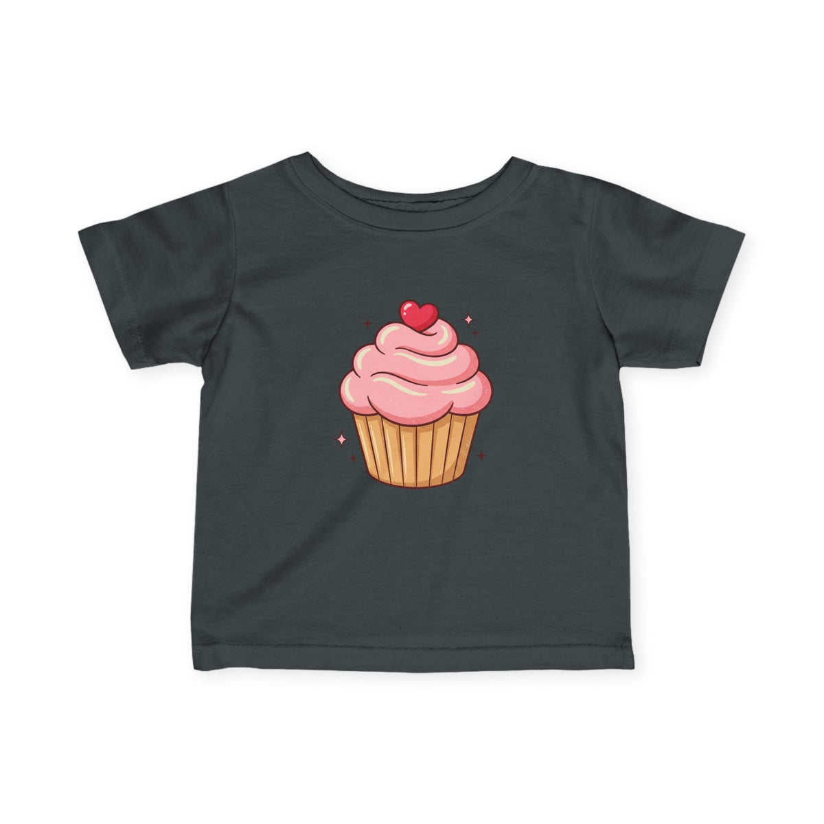 Pink Cupcake Infant Fine Jersey Tee