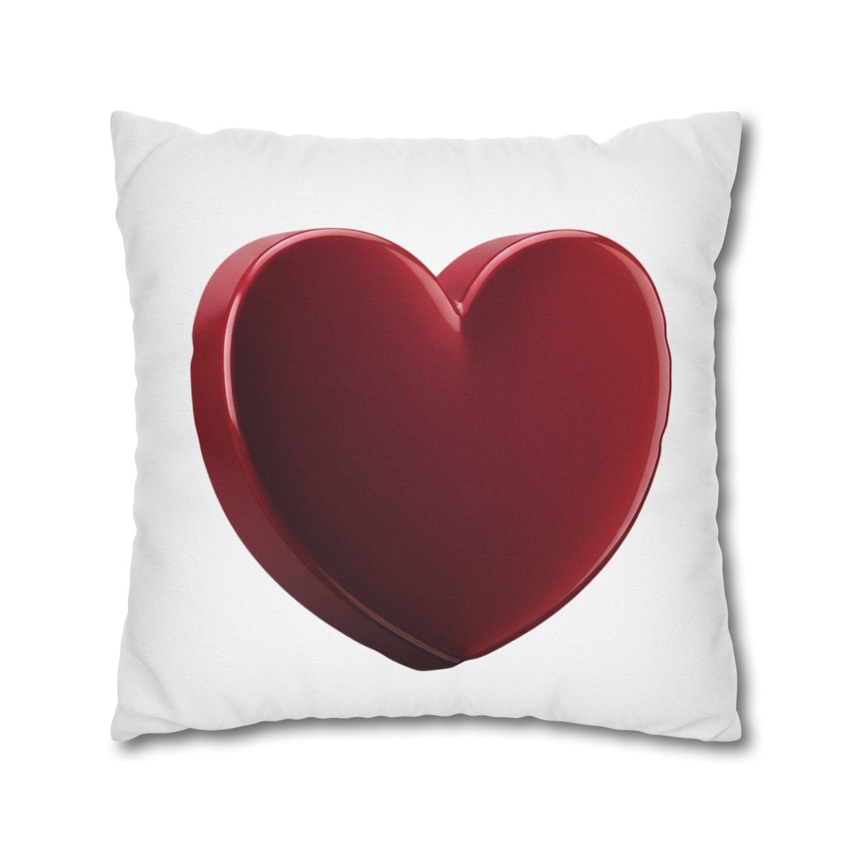 Red Heart Spun Polyester Square Pillowcase