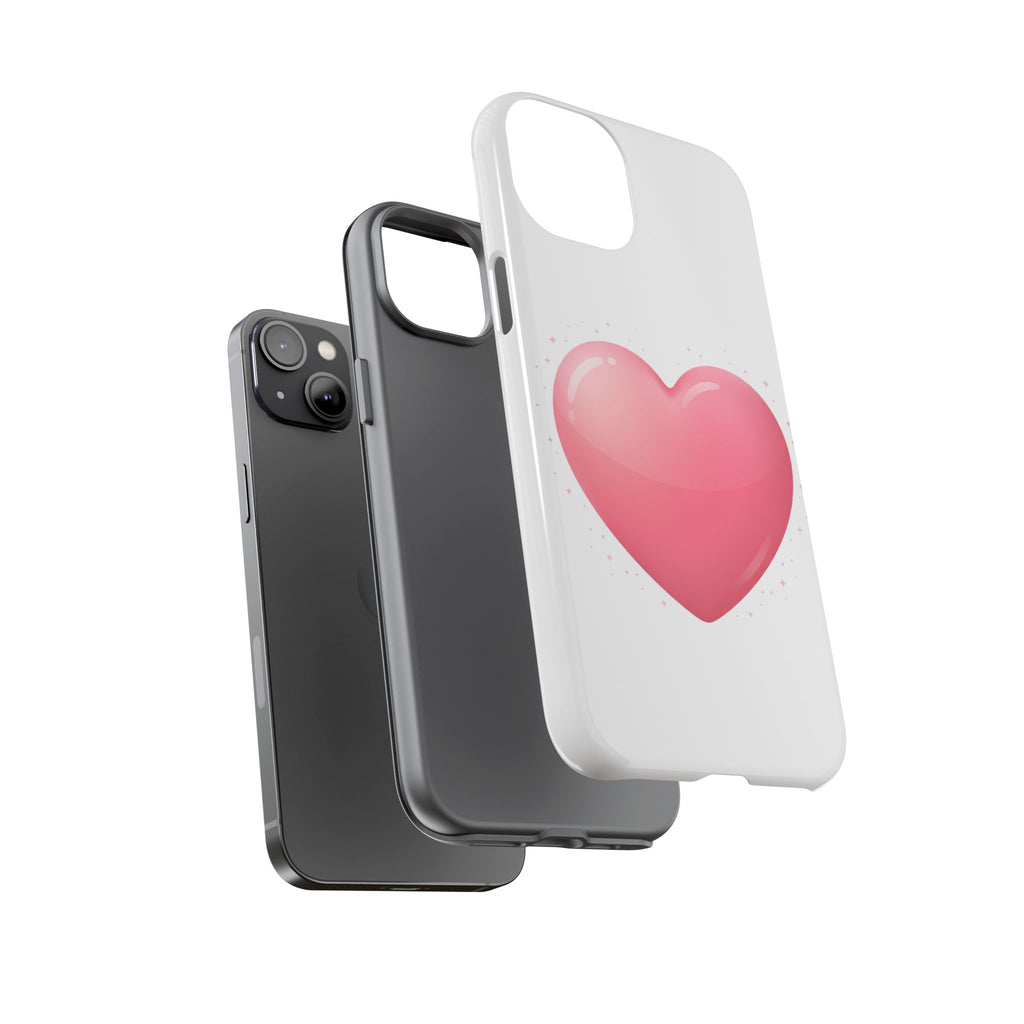 Heart Emoji Tough Case — Cute Pink Heart Phone Case for iPhone & Android