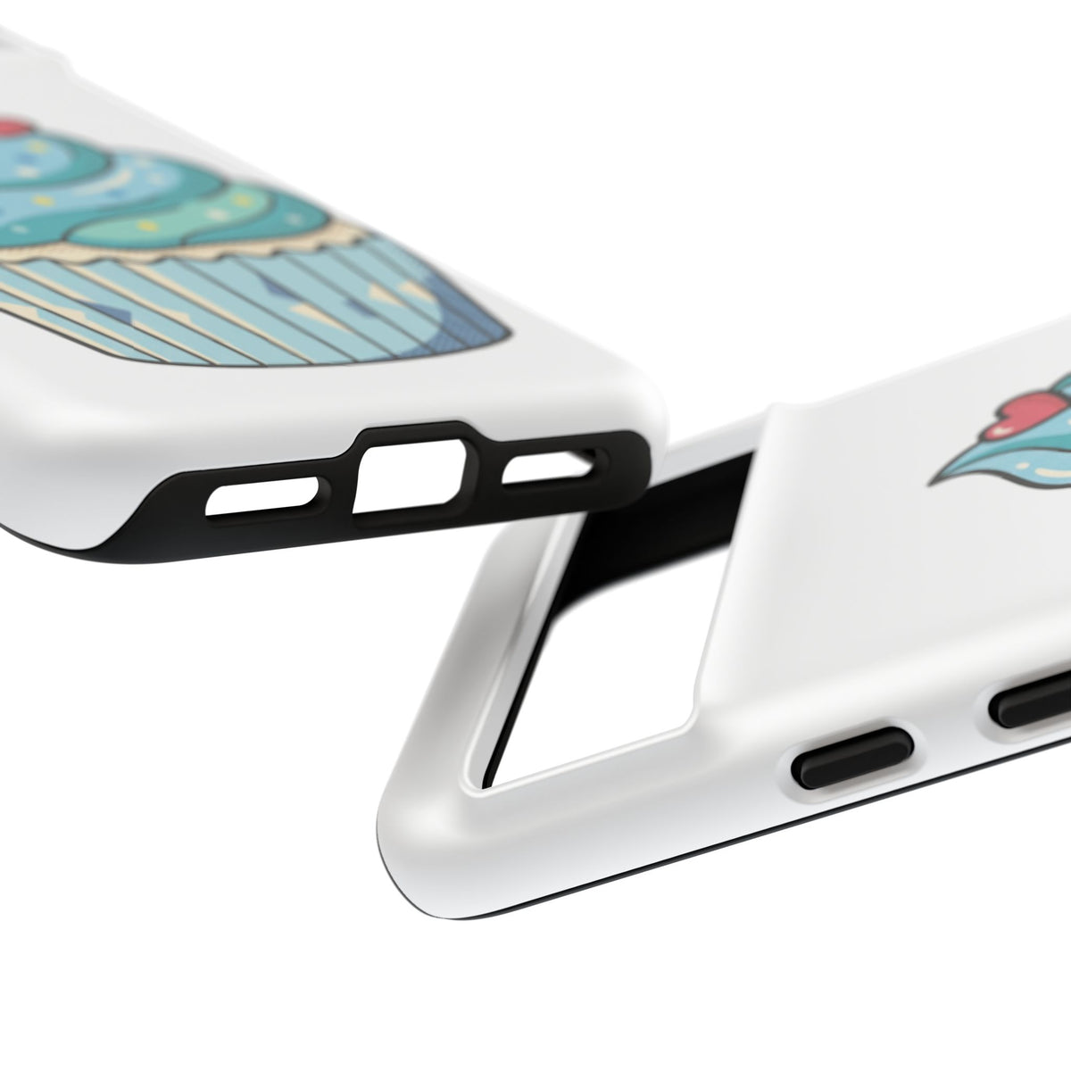 Blue Cupcake Tough Phone Cases