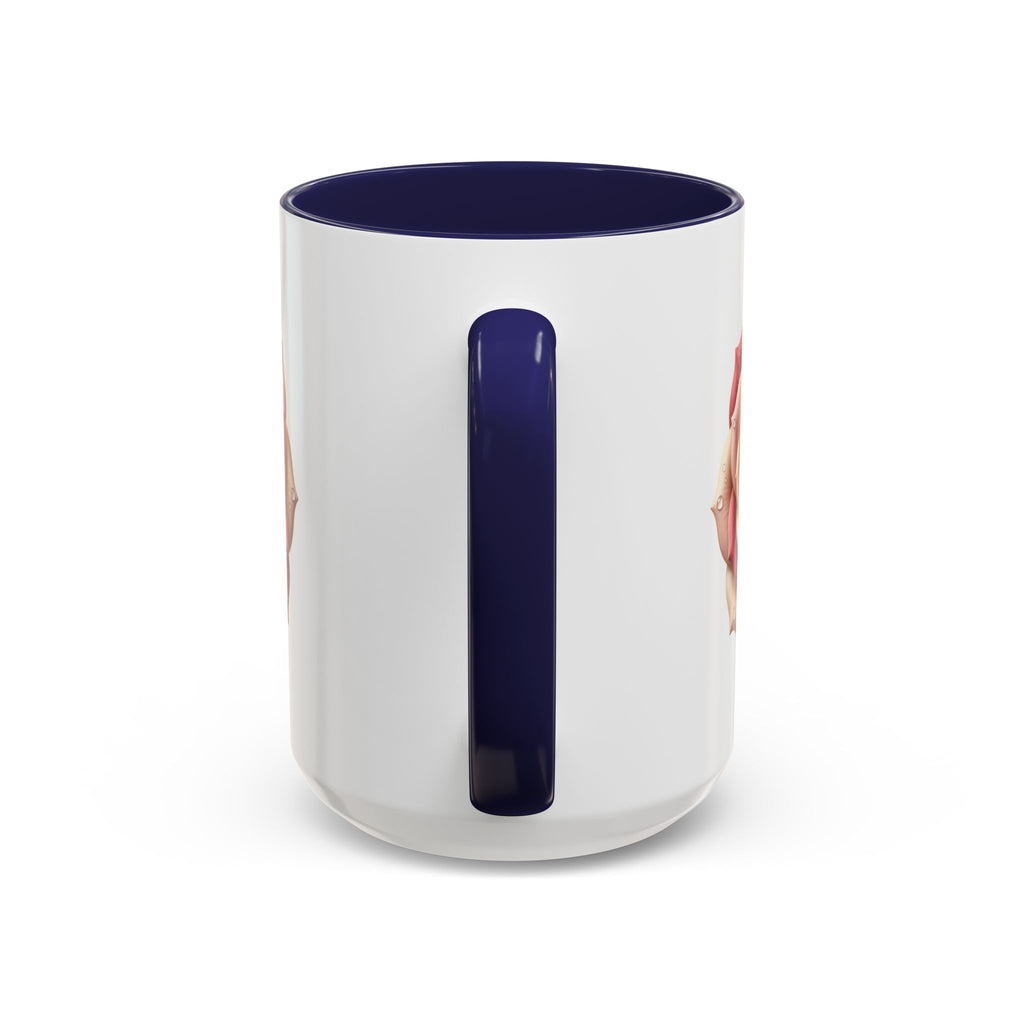 Rose Waterdrop Accent Coffee Mug — Floral 11/15oz