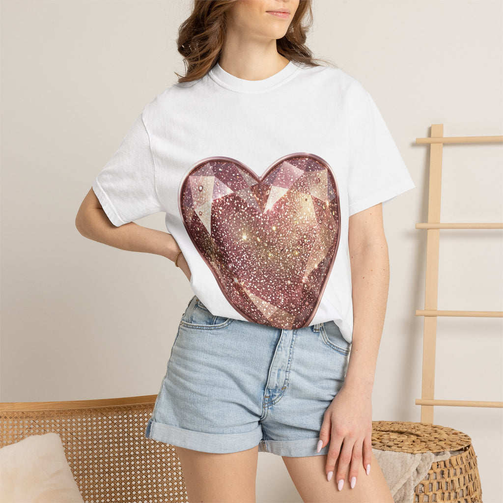 Glitter Gem Heart T-Shirt