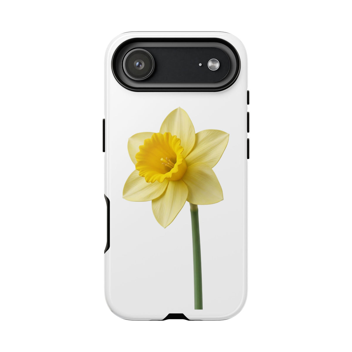 Daffodil Blossom Tough Phone Case — Yellow Spring Floral iPhone Cover
