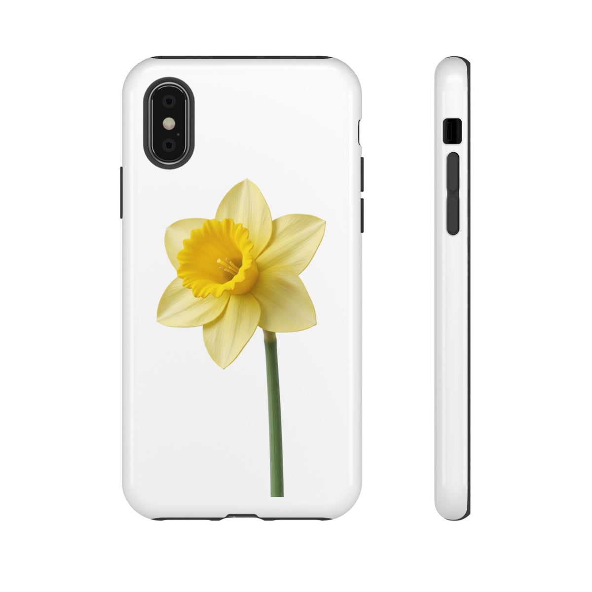 Daffodil Blossom Tough Phone Case — Yellow Spring Floral iPhone Cover