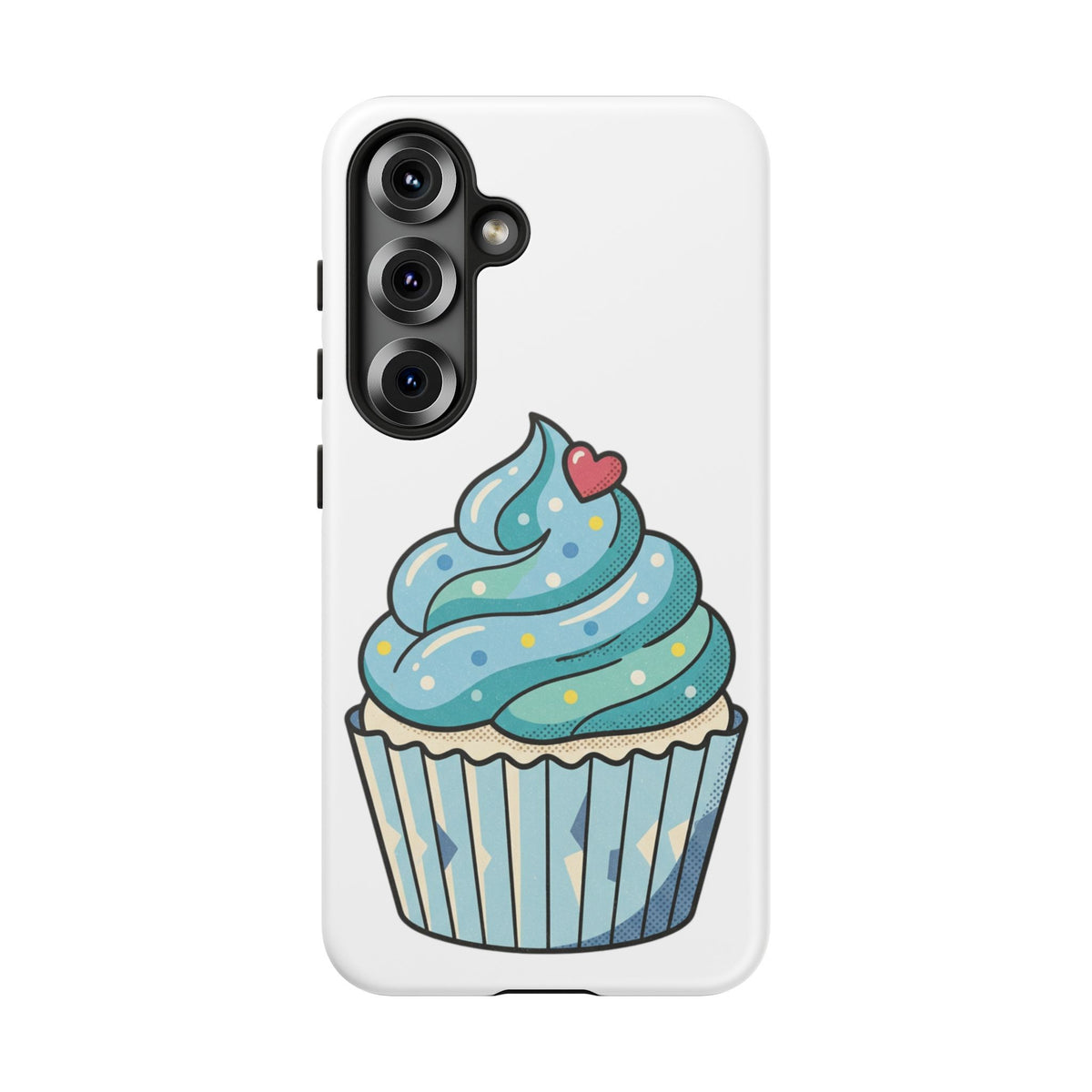 Blue Cupcake Tough Phone Cases