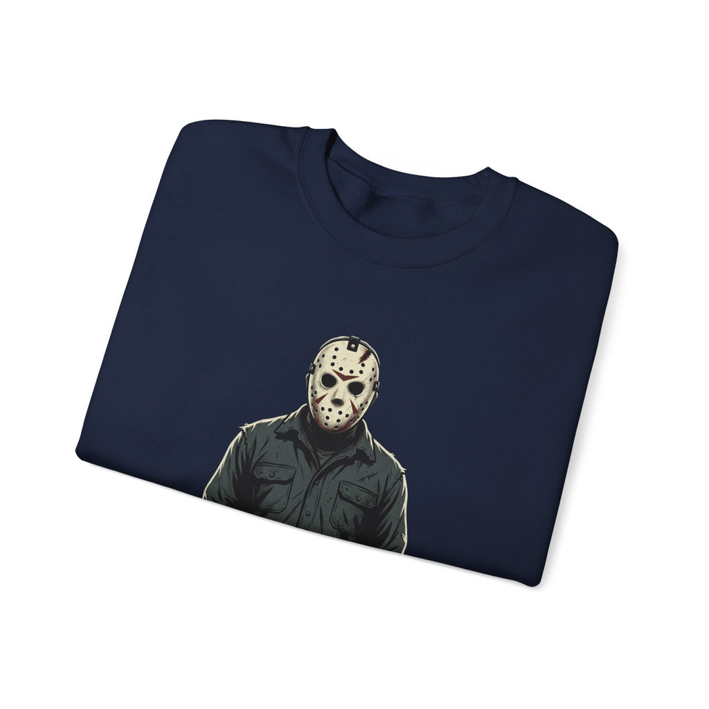 Jason Mask Sweatshirt - Horror Crewneck for Fans of Friday the 13th