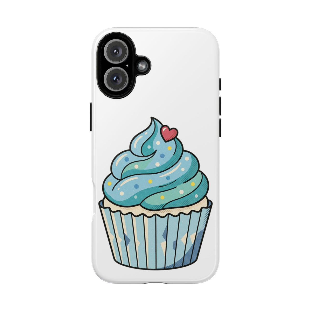 Blue Cupcake Tough Phone Cases