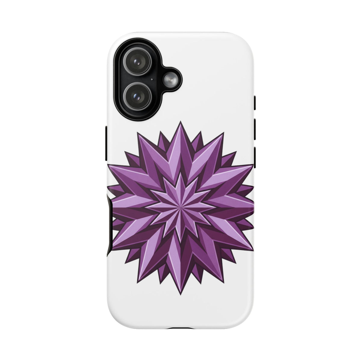 Purple Geometric Star Phone Case