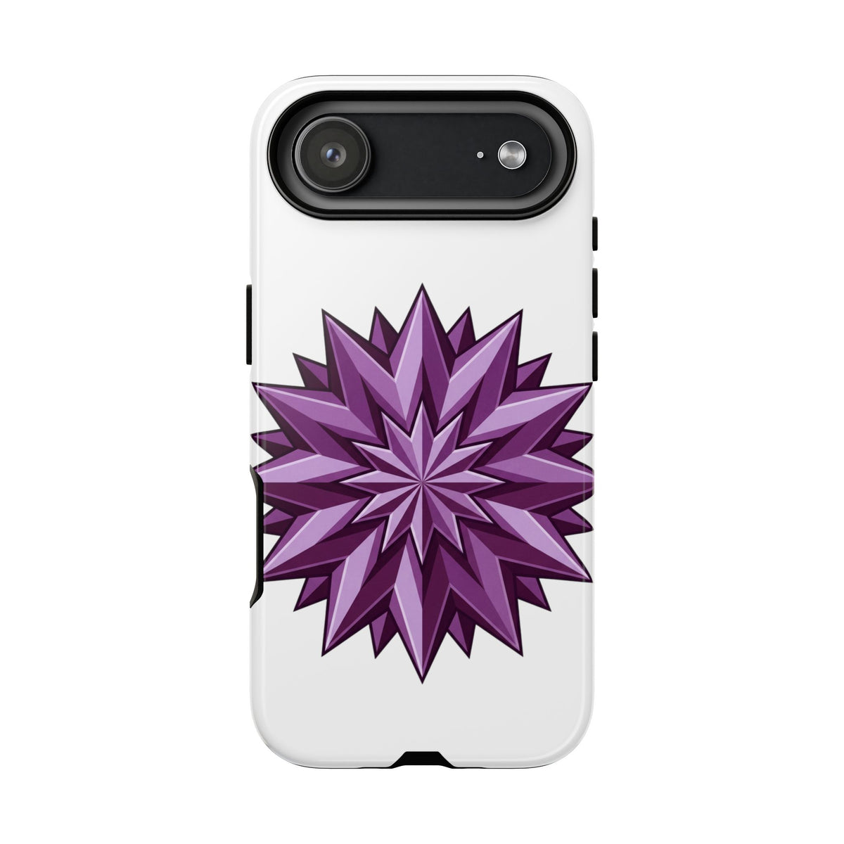 Purple Geometric Star Phone Case