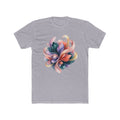 Abstract Floral Swirl T-Shirt — Colorful Psychedelic Art Tee