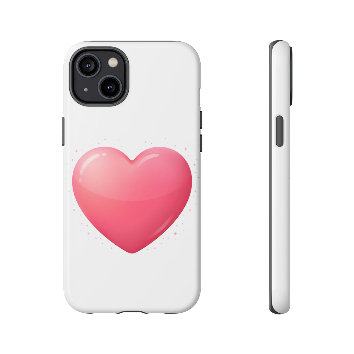 Heart Emoji Tough Case — Cute Pink Heart Phone Case for iPhone & Android