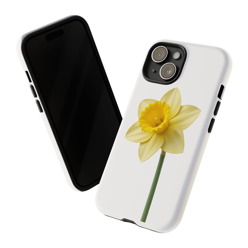 Daffodil Blossom Tough Phone Case — Yellow Spring Floral iPhone Cover