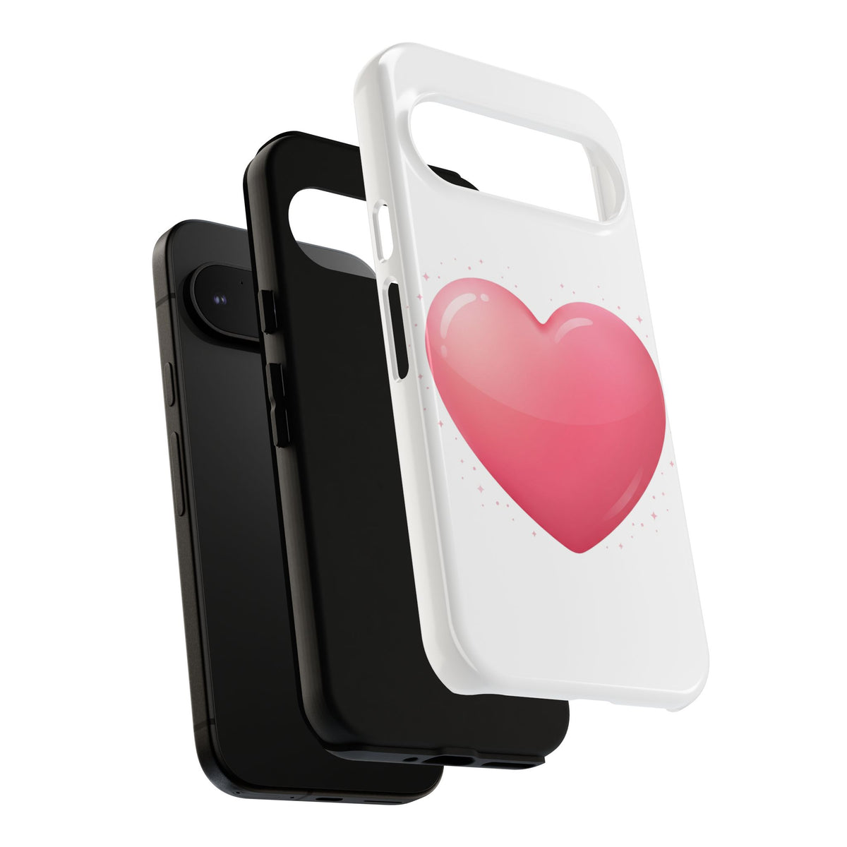 Heart Emoji Tough Case — Cute Pink Heart Phone Case for iPhone & Android