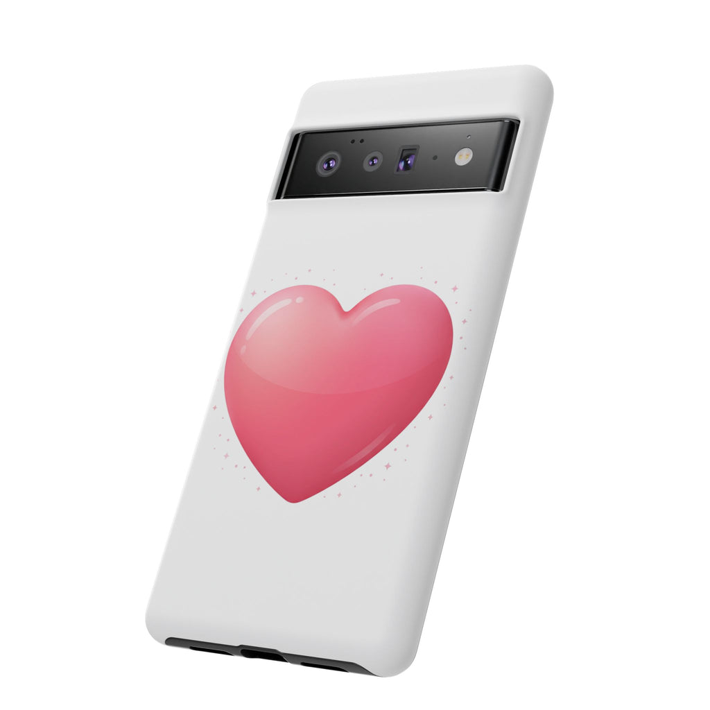 Heart Emoji Tough Case — Cute Pink Heart Phone Case for iPhone & Android