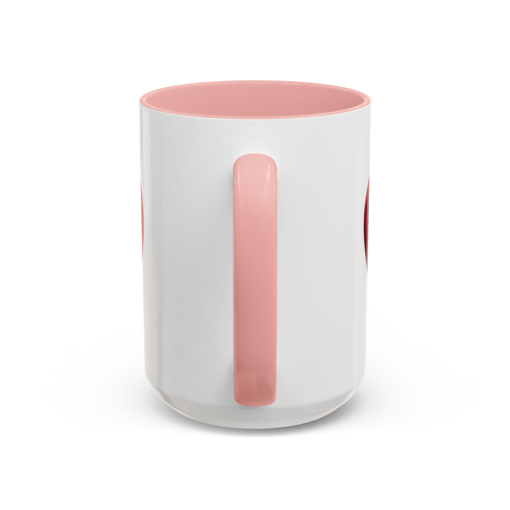 Heart Accent Coffee Mug – Red 3D Heart Design, Valentine’s Day Gift