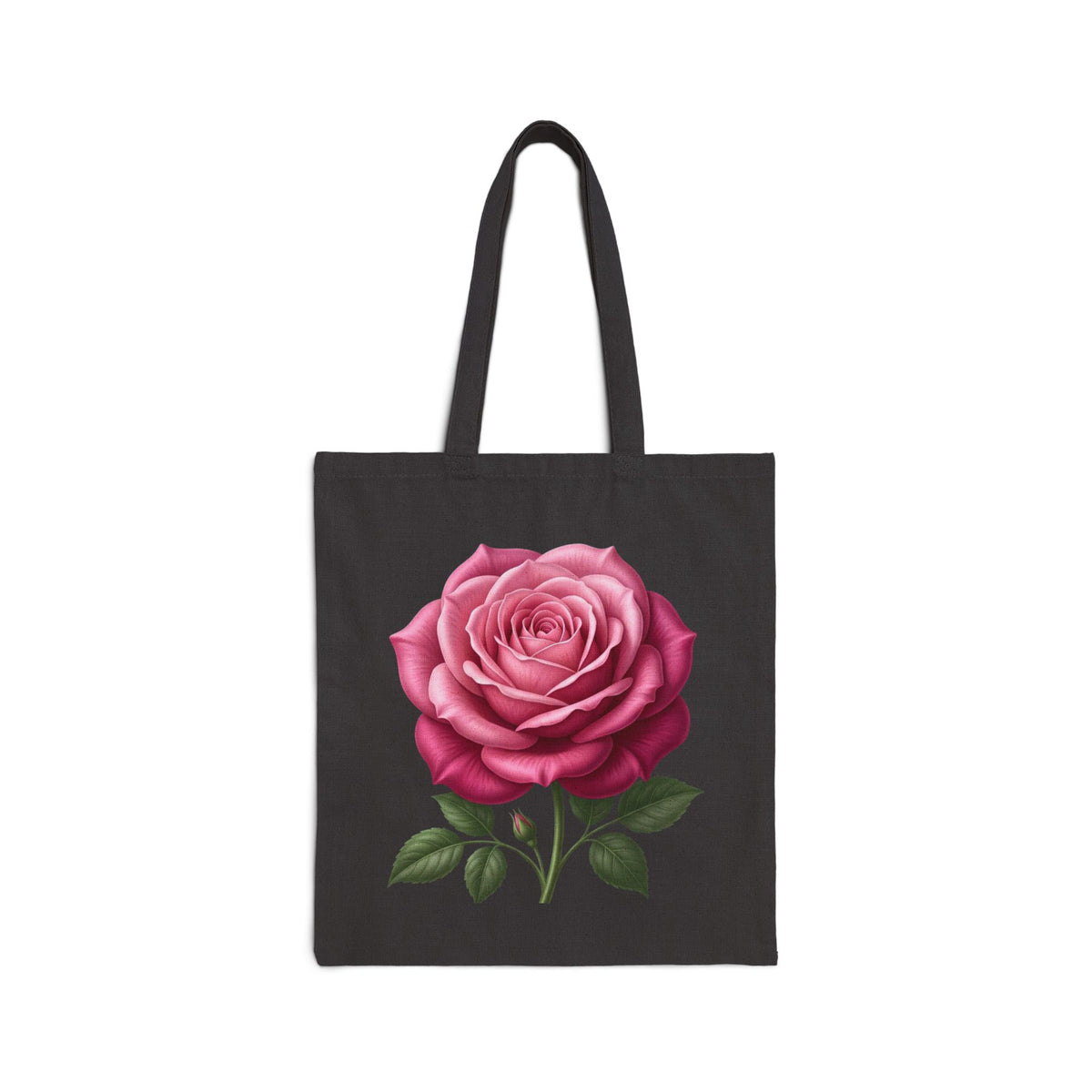 Rose Vintage Canvas Tote Bag