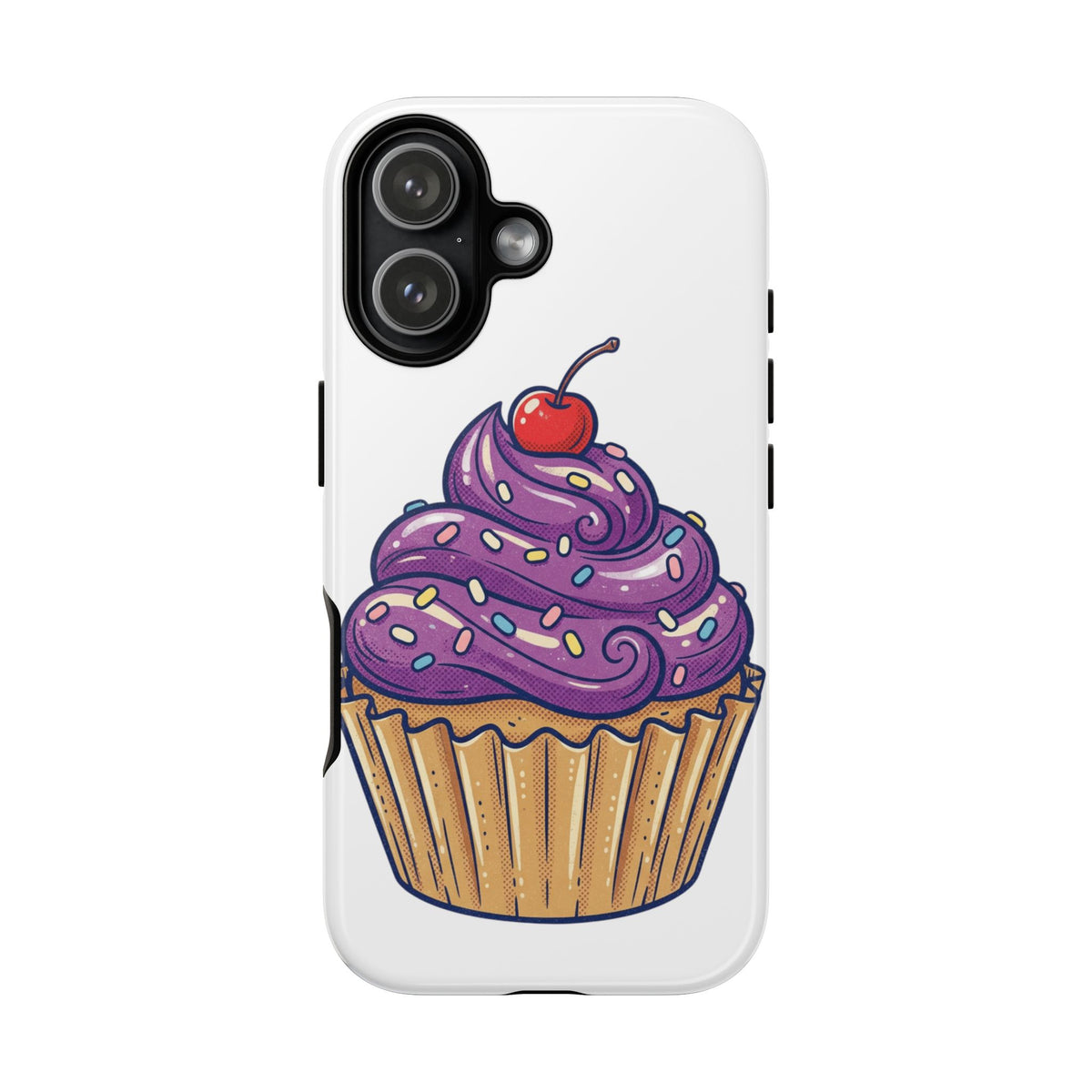 Purple Cupcake Tough Phone Cases
