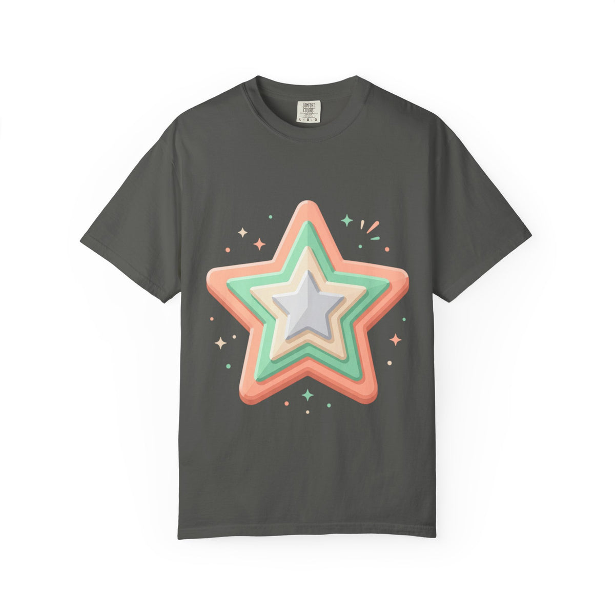 Star Design Unisex Garment-Dyed T-shirt