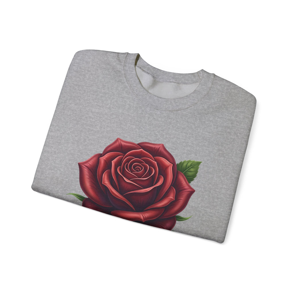 Rose Graphic Crewneck Sweatshirt