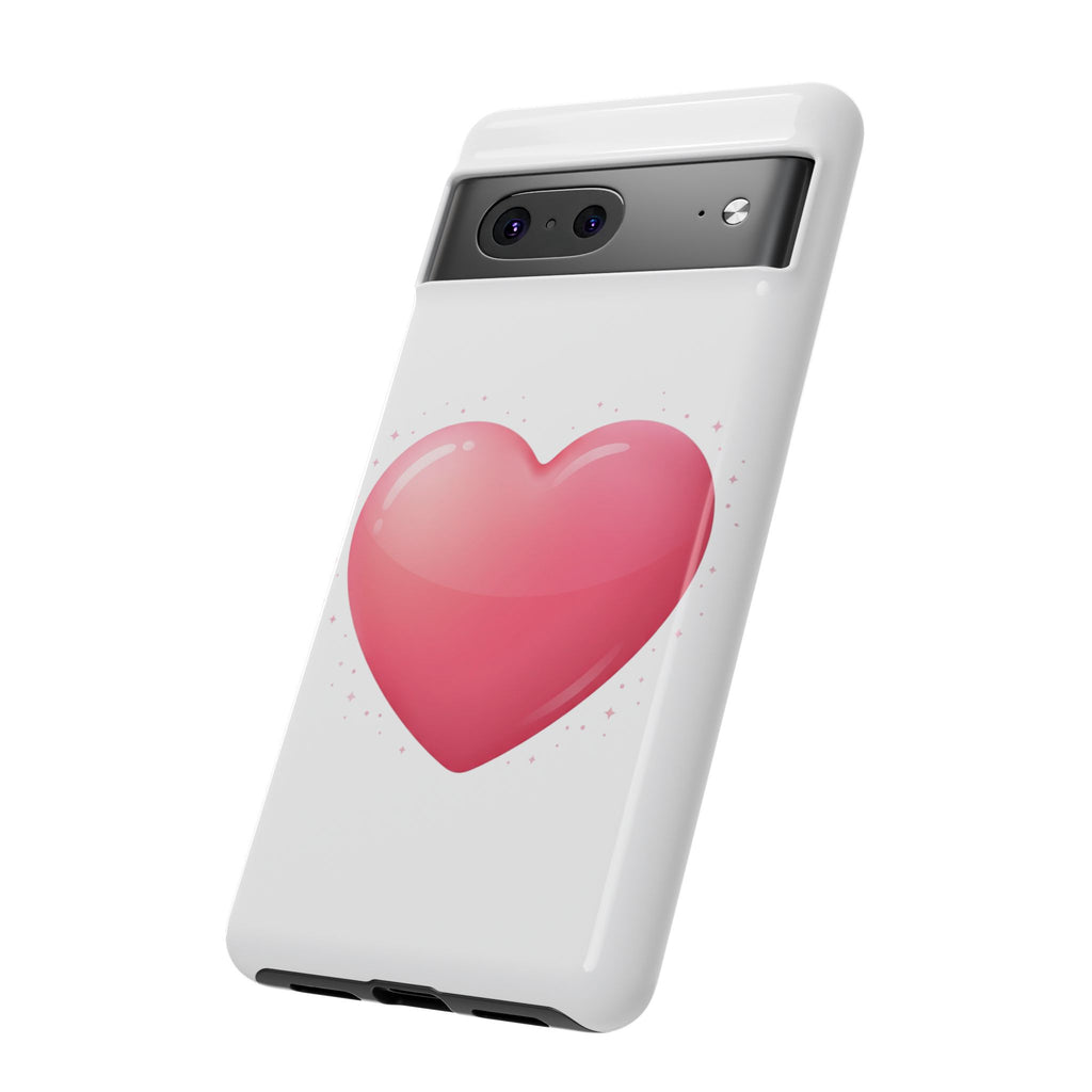 Heart Emoji Tough Case — Cute Pink Heart Phone Case for iPhone & Android