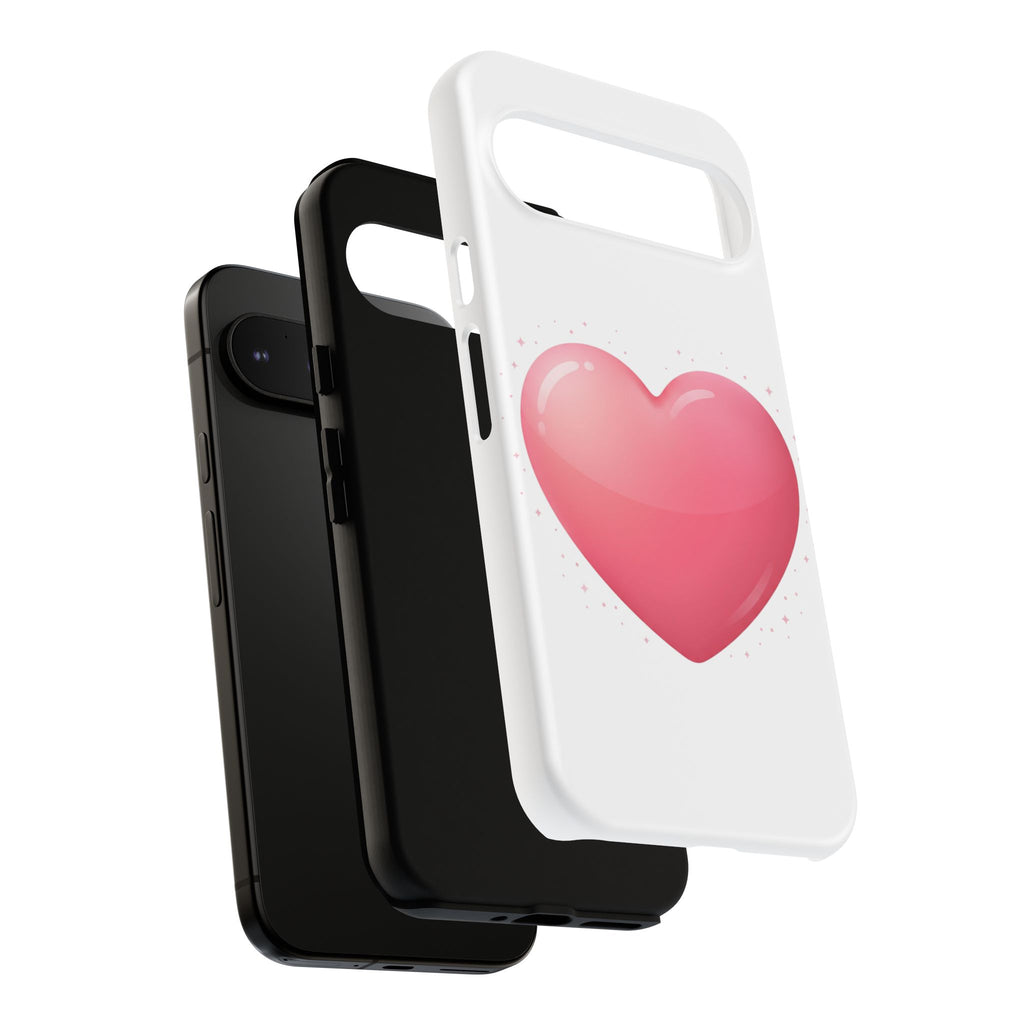 Heart Emoji Tough Case — Cute Pink Heart Phone Case for iPhone & Android
