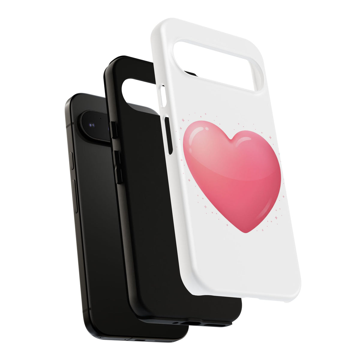 Heart Emoji Tough Case — Cute Pink Heart Phone Case for iPhone & Android