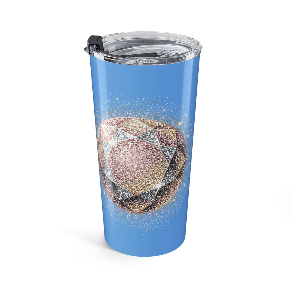 Glittery Light Blue Tumbler 20oz