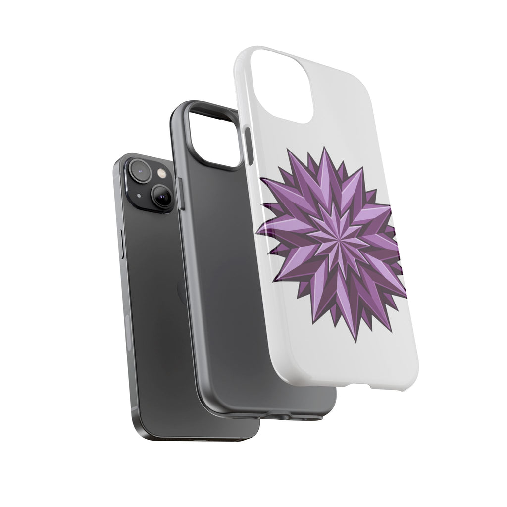 Purple Geometric Star Phone Case