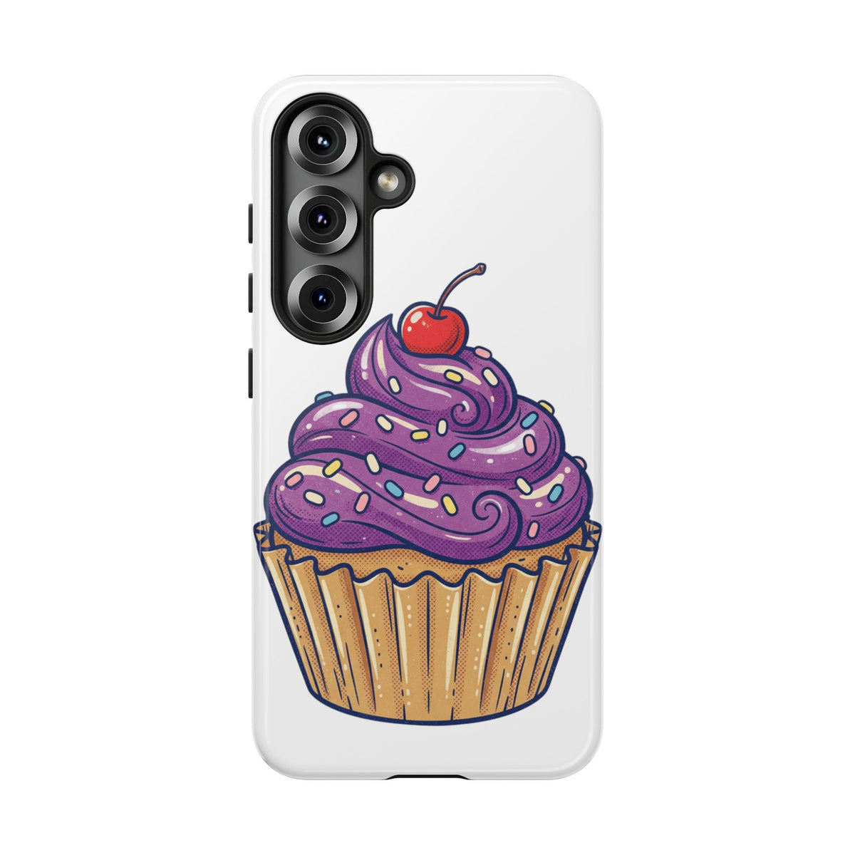 Purple Cupcake Tough Phone Cases