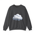 Cloud Graphic Sweatshirt — Soft White Cozy Crewneck
