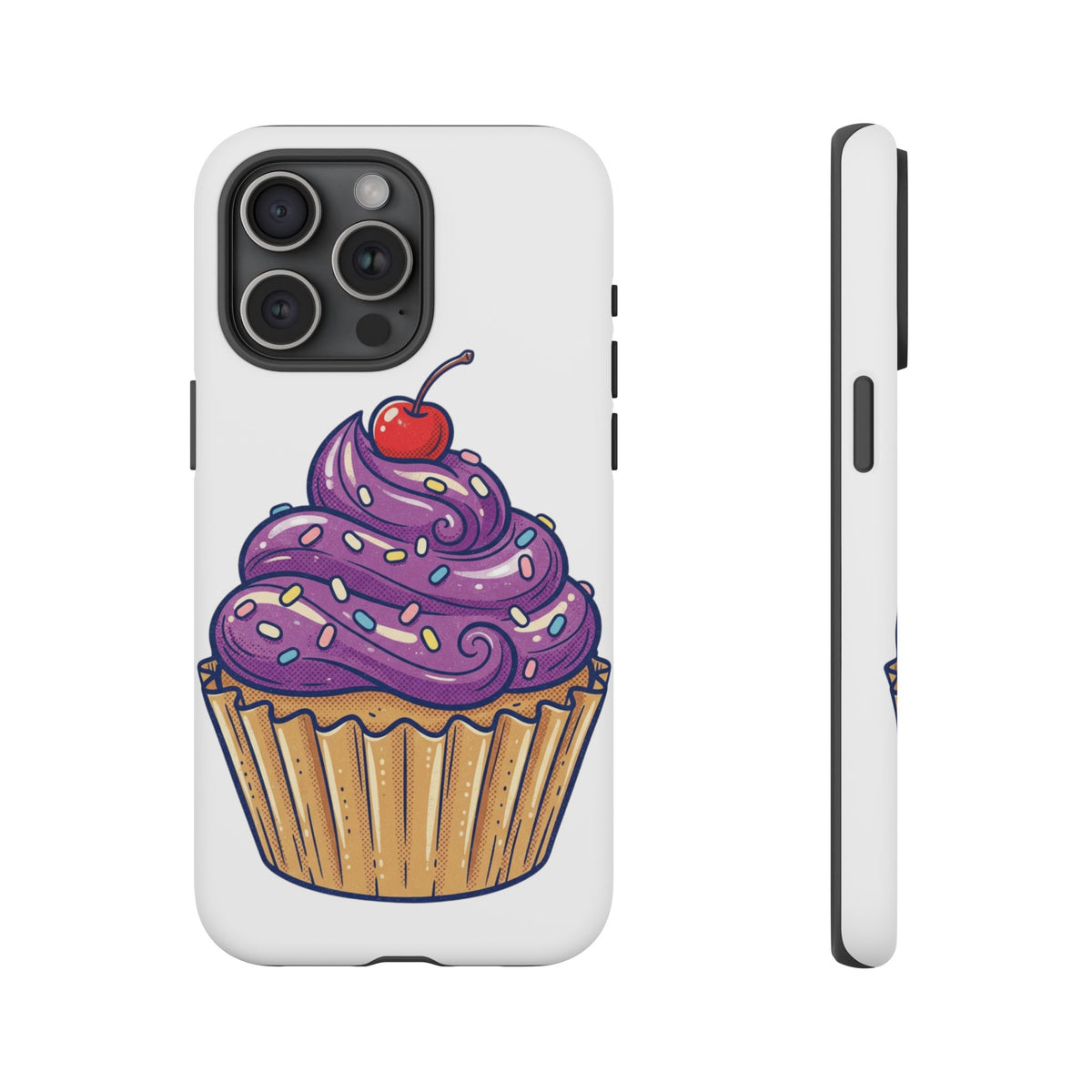 Purple Cupcake Tough Phone Cases