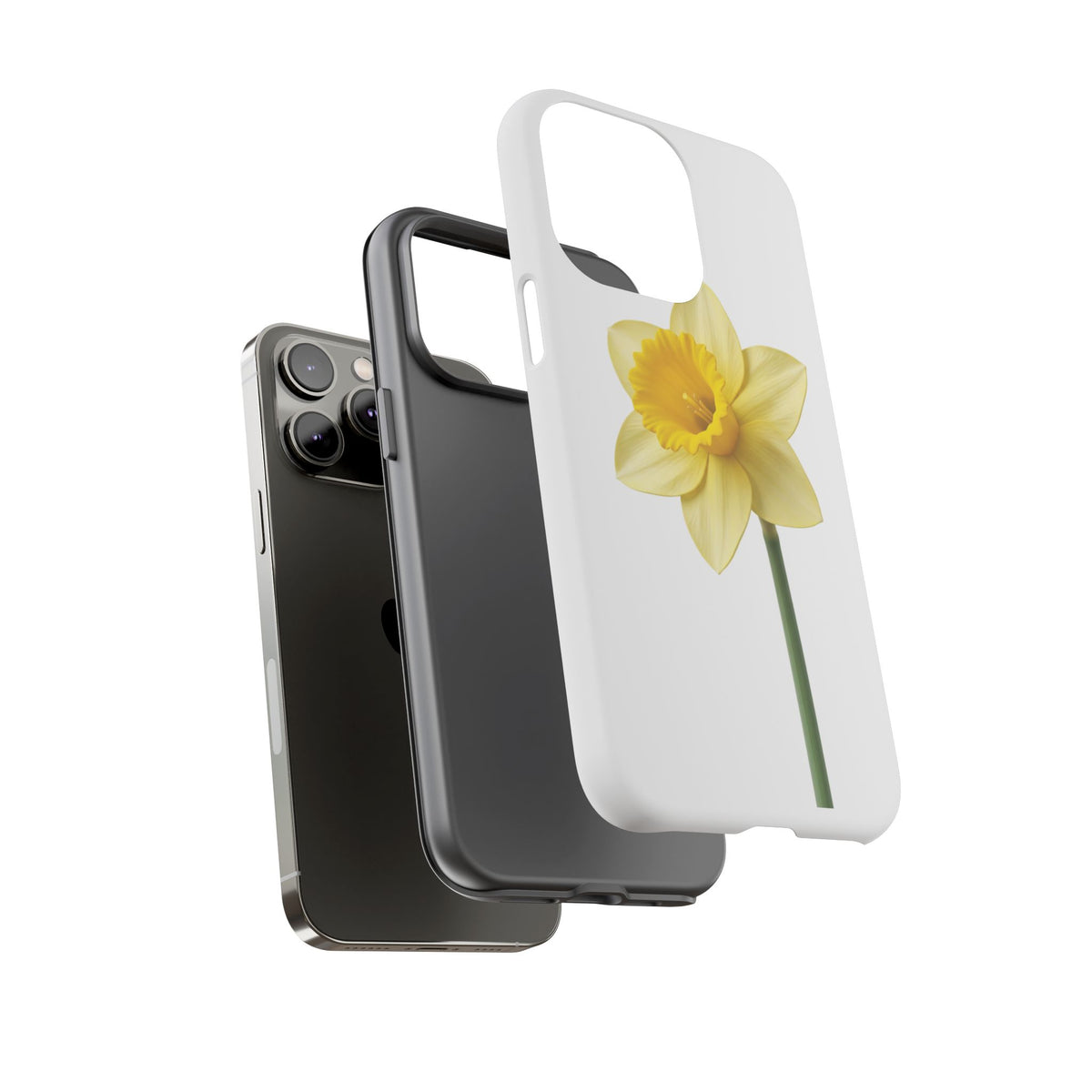 Daffodil Blossom Tough Phone Case — Yellow Spring Floral iPhone Cover