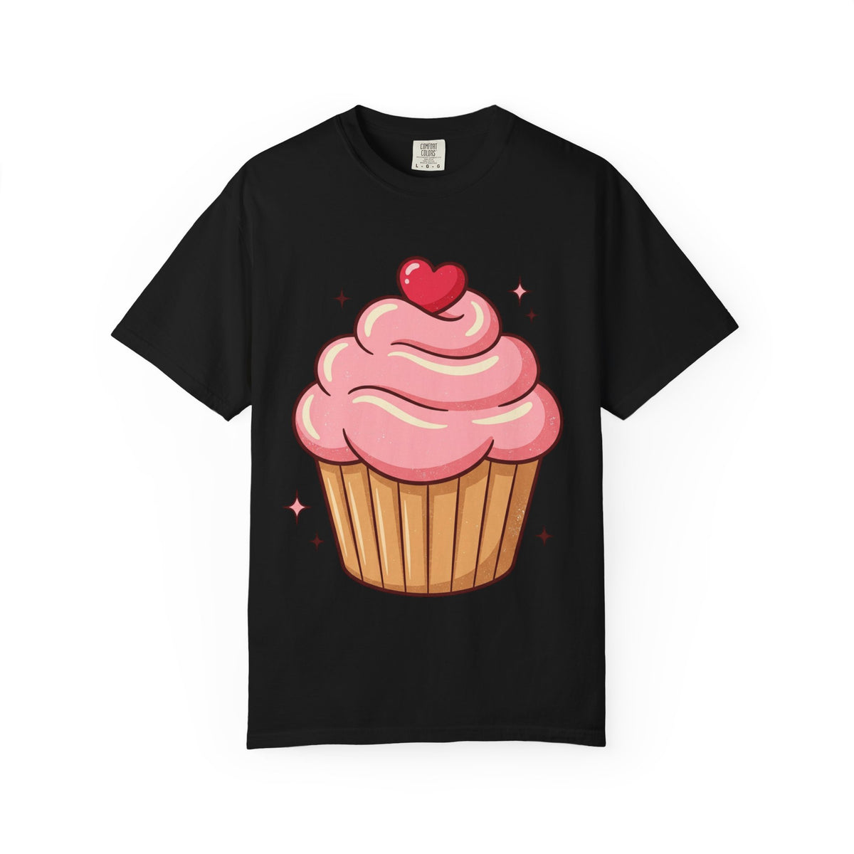 Pink Cupcake Unisex Garment-Dyed T-shirt