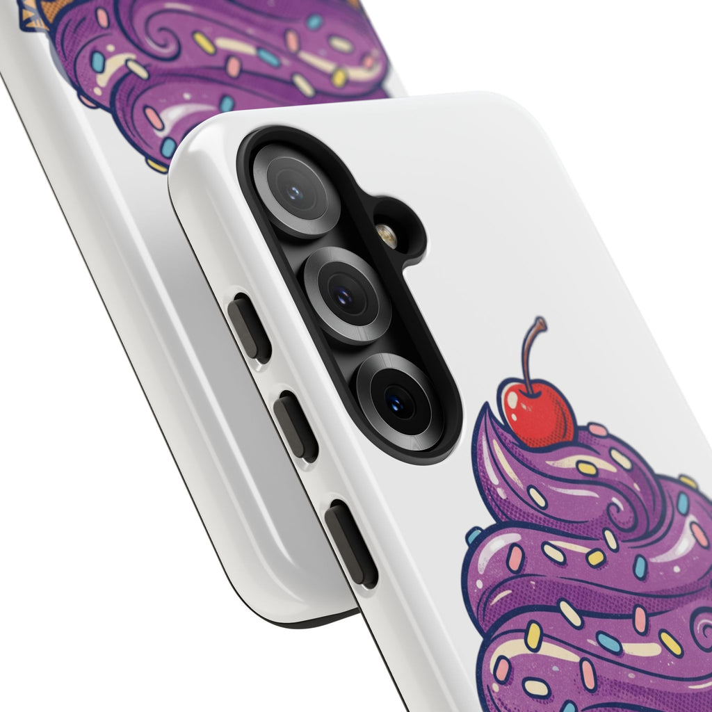 Purple Cupcake Tough Phone Cases