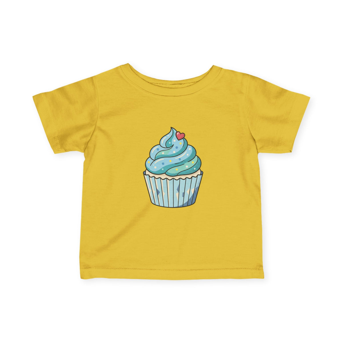 Blue Cupcake Infant Fine Jersey Tee