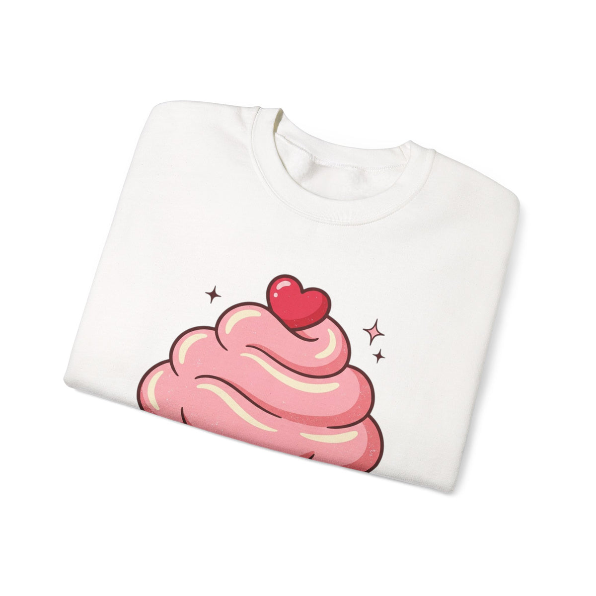 Pink Cupcake Unisex Heavy Blend™ Crewneck Sweatshirt