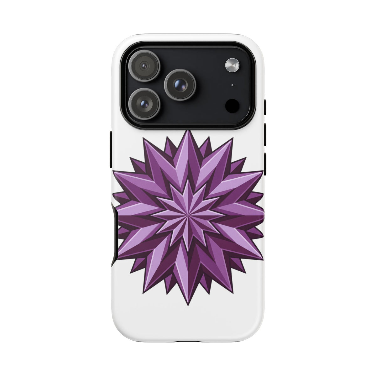 Purple Geometric Star Phone Case