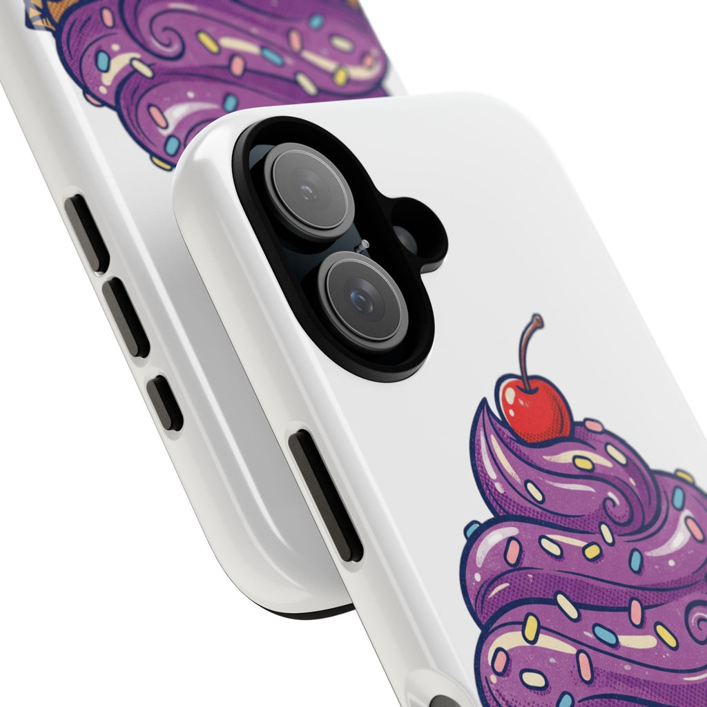 Purple Cupcake Tough Phone Cases