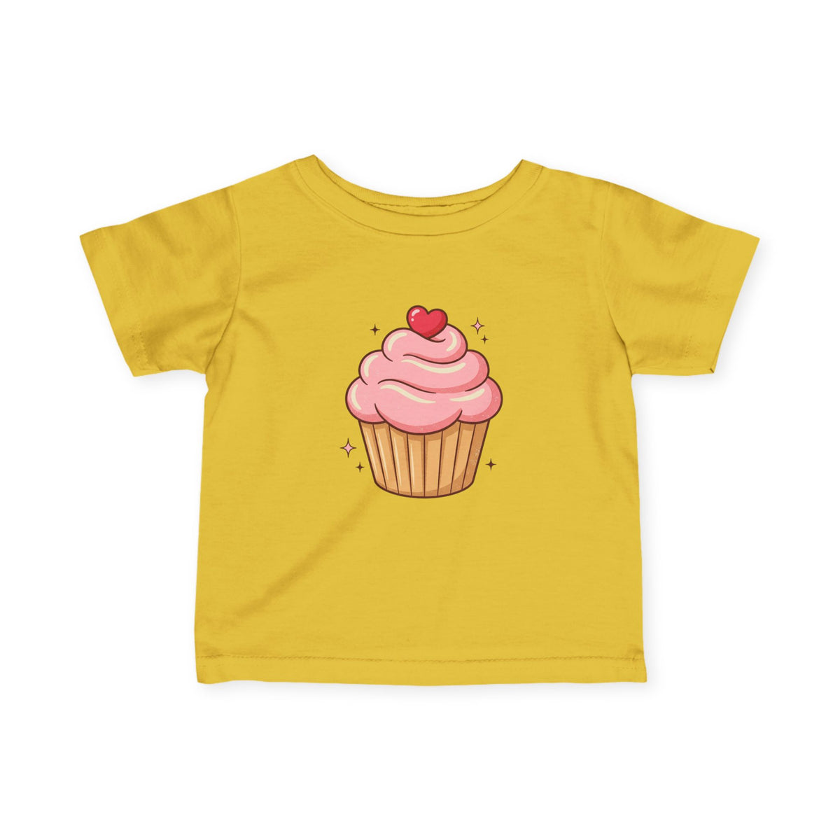Pink Cupcake Infant Fine Jersey Tee