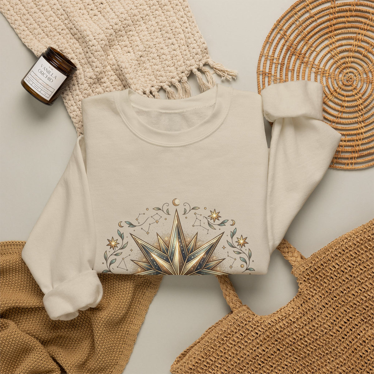 Starburst Heavy Blend™ Crewneck Sweatshirt