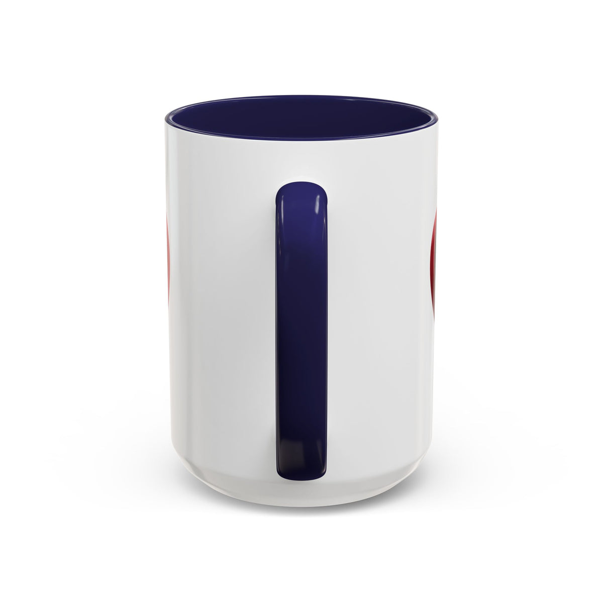 Heart Accent Coffee Mug – Red 3D Heart Design, Valentine’s Day Gift