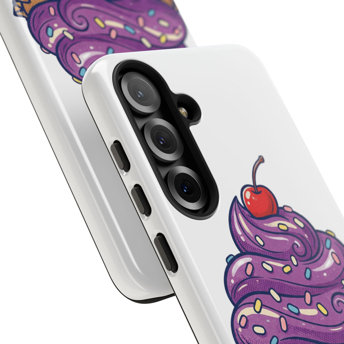 Purple Cupcake Tough Phone Cases