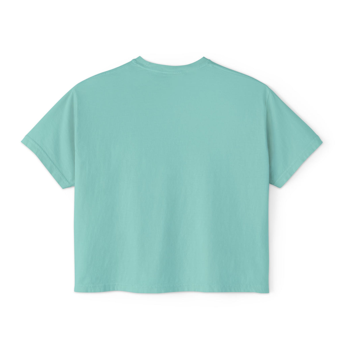 Starburst Floral Boxy Tee — Women's Boho Graphic Crop T-Shirt