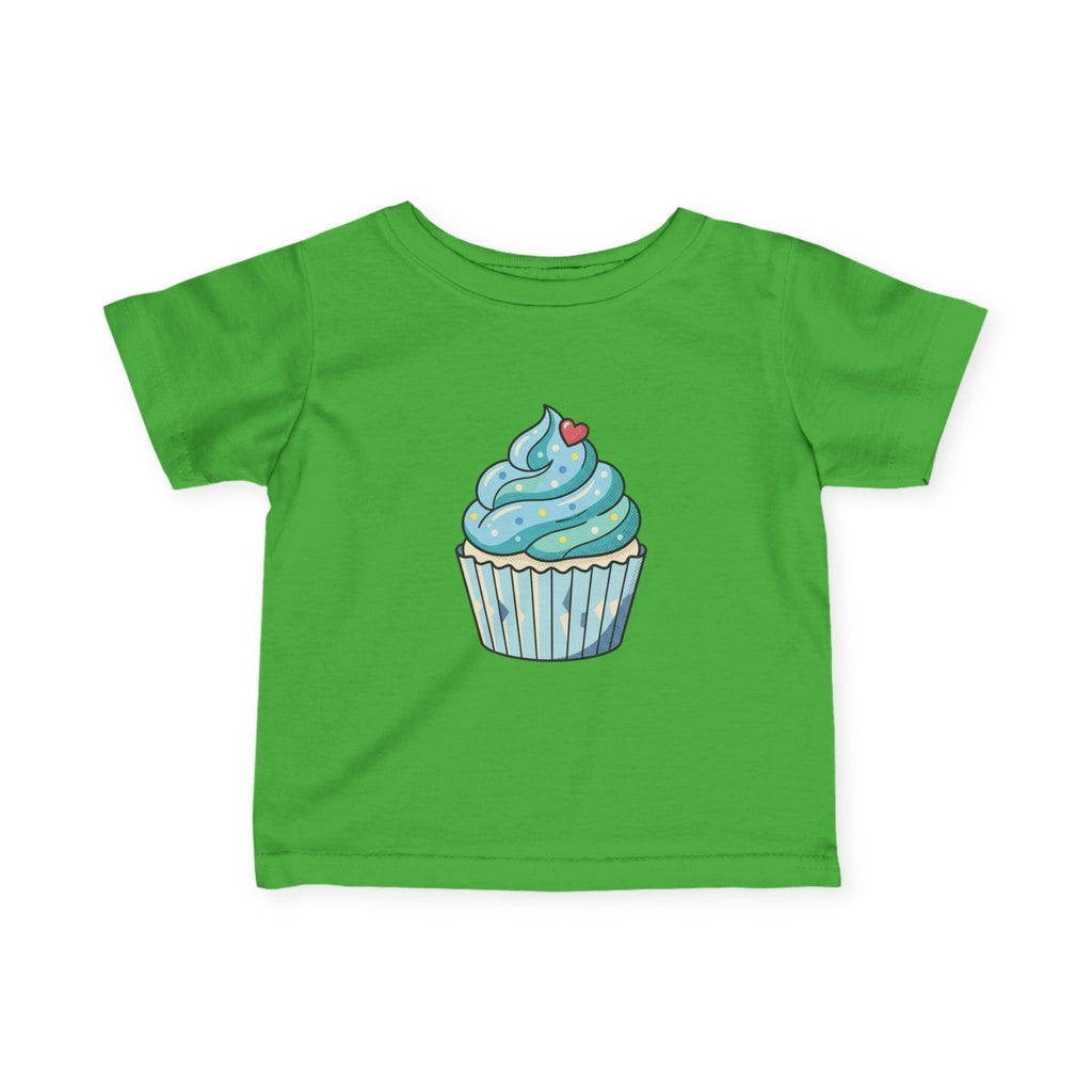Blue Cupcake Infant Fine Jersey Tee