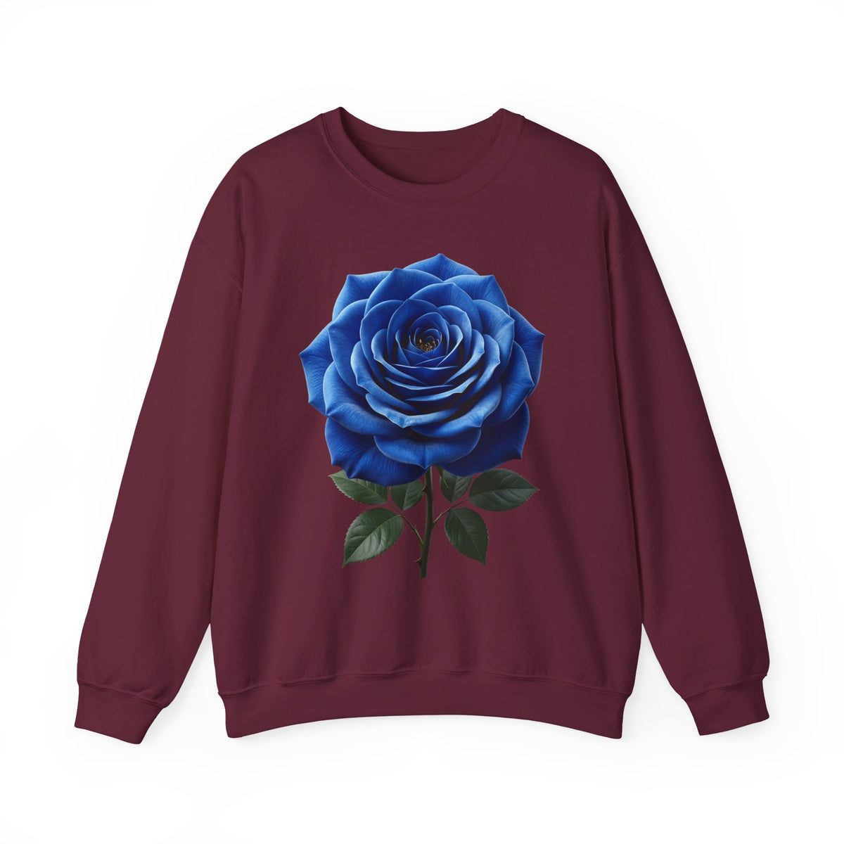 Blue Rose Crewneck Sweatshirt