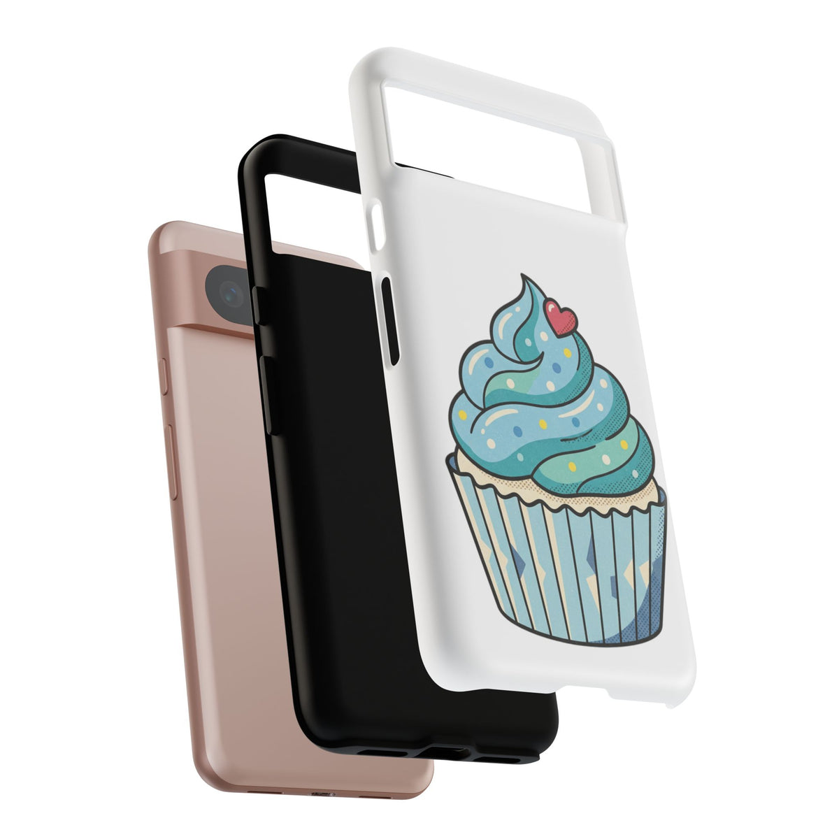 Blue Cupcake Tough Phone Cases