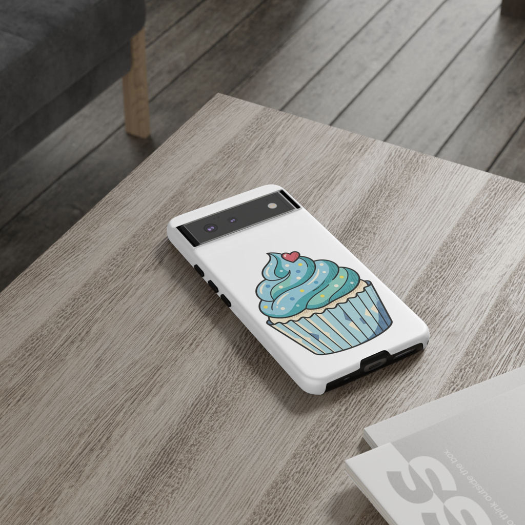 Blue Cupcake Tough Phone Cases