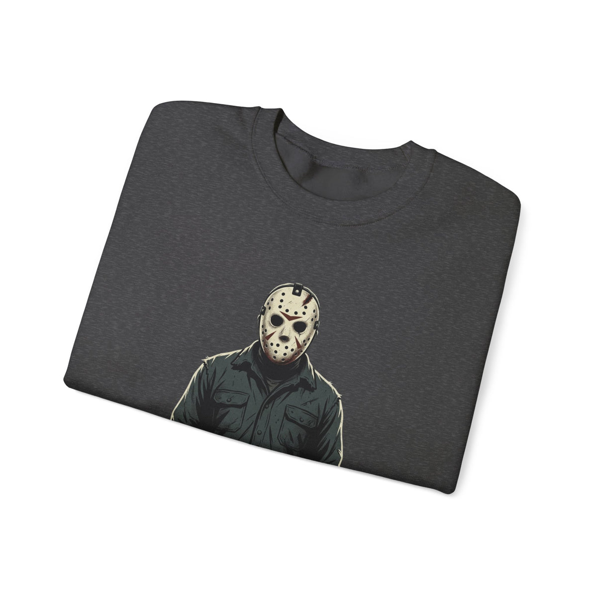 Jason Mask Sweatshirt - Horror Crewneck for Fans of Friday the 13th